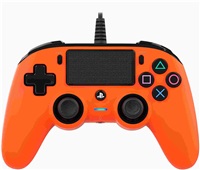 Nacon Wired Compact Controller - ovladač pro PlayStation 4 - oranžový
