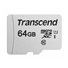 Karta TRANSCEND MicroSDXC 64GB 300S, UHS-I U1 + adaptér