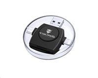 Viking OTG čtečka paměťových karet SD a Micro SD 4v1 s koncovkou APPLE Lightning  Micro USB  USB 3.0  USB-C, černá
