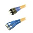 Duplexný patch kábel SM 9/125, OS2, SC-ST, LS0H, 3 m