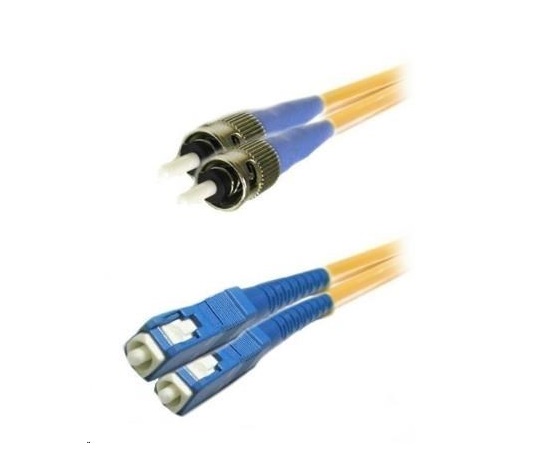 Duplexný patch kábel SM 9/125, OS2, SC-ST, LS0H, 3 m