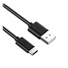 Kábel USB PREMIUMCORD 3.1 C/M - USB 2.0 A/M, rýchlonabíjací prúd 3A, 10 cm, čierna