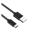 Kábel USB PREMIUMCORD 3.1 C/M - USB 2.0 A/M, rýchlonabíjací prúd 3A, 1m, čierna