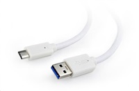 GEMBIRD Kabel CABLEXPERT USB 3.0 AM na Type-C kabel AMCM, 1,8m, bílý