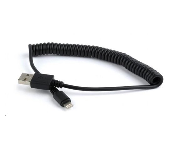 GEMBIRD kábel CABLEXPERT USB A samec/svetelný samec, 1,5 m, čierny, krútený