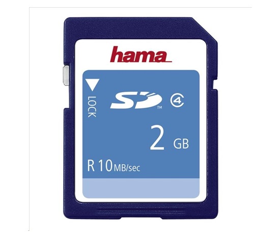 Pamäťová karta Hama SD 2 GB CLASS 4 10 MB/s