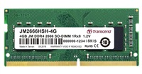 SODIMM DDR4 4GB 2666MHz TRANSCEND 1Rx8 512Mx8 CL19 1.2V