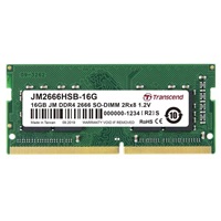 SODIMM DDR4 16GB 2666MHz TRANSCEND 2Rx8 1Gx8 CL19 1.2V