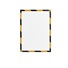 Magnetický rámček Magnetofix A4 bezpečnostný žlto-čierny (5ks)