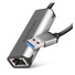 AXAGON ADE-25R, USB-A 3.2 Gen 1-2.5 Gigabitová sieťová karta Ethernet, Realtek 8156, automatická inštalácia, sivá