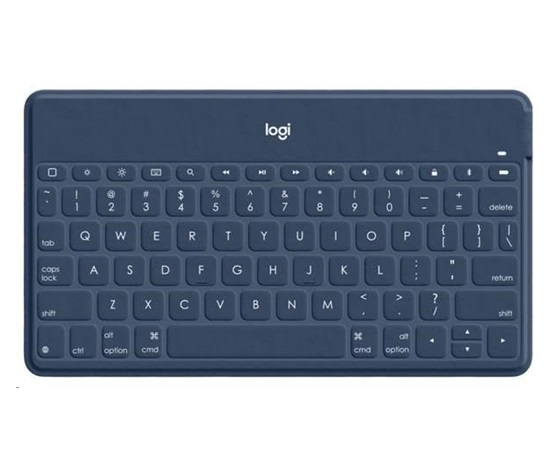 Logitech Bluetooth Keyboard Folio Keys-To-Go, UK - International, Classic Blue, Apple