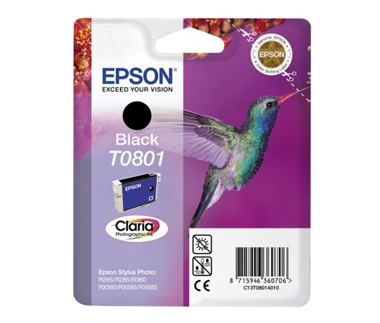 Čierny atrament EPSON CLARIA Stylus photo "Hummingbird" R265/ RX560/ R360