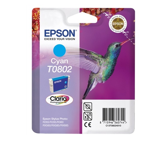Atramentová lišta EPSON CLARIA Stylus photo "Hummingbird" R265/ RX560/ R360 - azúrová