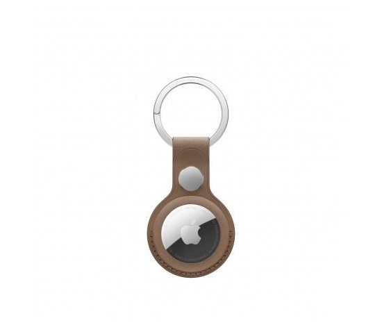 APPLE AirTag FineWoven Key Ring - Taupe