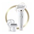 Braun Silk-épil 9 Flex SES 9030 3D epilátor, vodotěsný, technologie SensoSmart, ergonomická rukojeť, bílá / zlatá