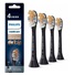 Philips Sonicare Premium All-in-One HX9094/11 náhradní hlavice, 4 kusy, černá
