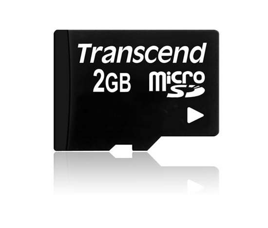 Karta TRANSCEND MicroSD 2 GB, bez adaptéra