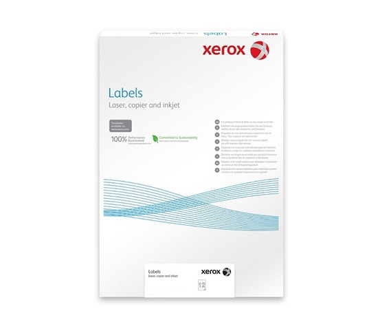 Xerox PNT Label - číry (229 g/100 listov, A4)