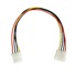 PREMIUMCORD Predlžovací napájací kábel vnútorný 5,25" molex 37cm