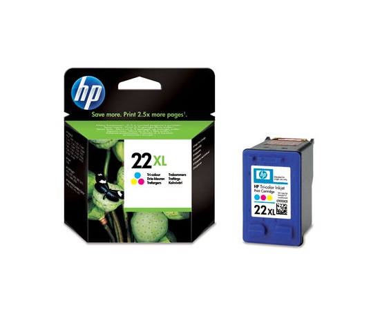 HP 22XL Tri-color Ink Cart, 11 ml, C9352CE