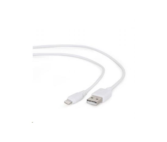 GEMBIRD CABLEXPERT USB 2.0 Nabíjací a synchronizačný kábel Lightning (IP5 a vyšší), 2 m, biely