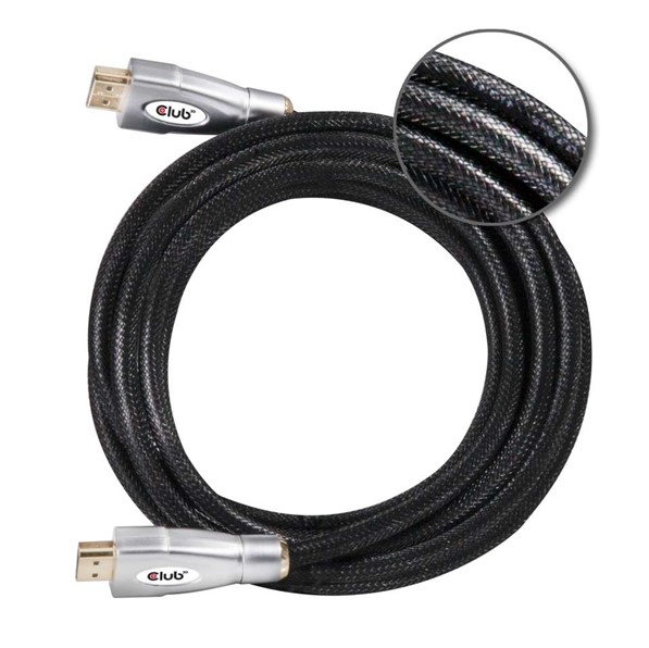Obr. Club-3D HDMI 2.0 MALE TO HDMI 2.0 MALE High Speed 4K UHD - 5m/16.4ft 875041a