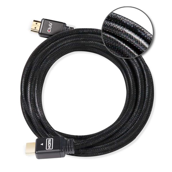 Obr. Club-3D HDMI 2.0 MALE TO HDMI 2.0 MALE High Speed 4K UHD Active - Redmere 15m/49.2ft 875043a