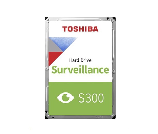 TOSHIBA HDD S300 Surveillance (CMR) 4TB, SATA III, 7200 otáčok za minútu, 128MB cache, 3,5", BULK