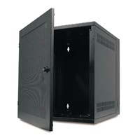APC NetShelter WX 13U so závitovými otvormi Vertikálna montážna lišta Vetrané predné dvere Čierna