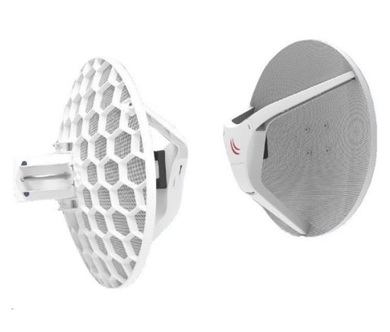 MikroTik Wireless Wire Dish (LHGG-60ad), 1Gbps full-duplex, 802.11ad, 60GHz, už spárované = nie je potrebná konfigurácia