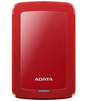 Externý pevný disk ADATA 1TB 2,5" USB 3.1 HV300, červená