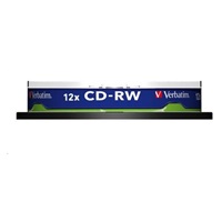 VERBATIM CD-RW(10-Pack)Spindle/8x-12x/High Speed/DLP/700MB