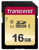 Karta TRANSCEND SDHC 16GB 500S, UHS-I U1 (R:95/W:60 MB/s)