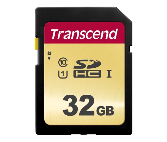 Karta TRANSCEND SDHC 32GB 500S, UHS-I U1 (R:95/W:35MB/s)