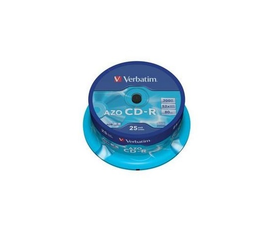 VERBATIM CD-R(25-Pack)Spindle/Crystal/DLP/52x/700MB