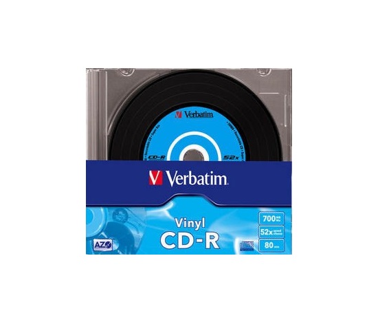 VERBATIM CD-R(10-Pack)Slim/Vinyl/DLP/52x/700MB