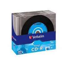 VERBATIM CD-R(10-Pack)Slim/Vinyl/DLP/52x/700MB