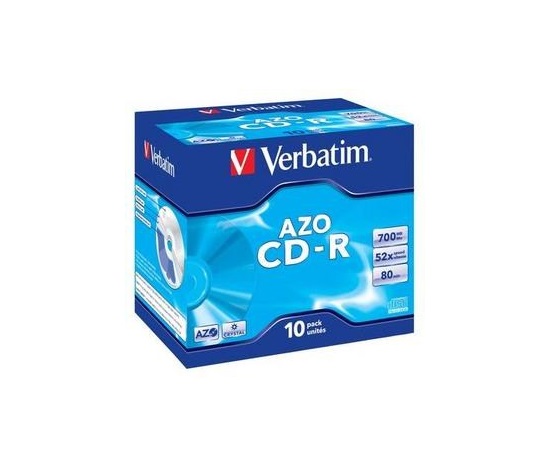 VERBATIM CD-R(10-Pack)Jewel/Crystal/DLP/52x/700MB