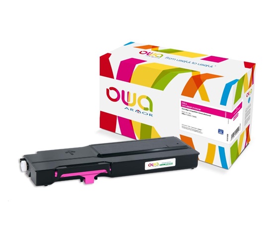 OWA Armor toner pre DELL C2660, C2665, 2000 strán, 593-BBBP, červená/purpurová