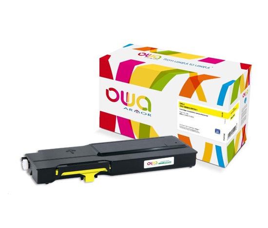 OWA Armor toner pre DELL C2660, C2665, 2000 strán, 593-BBBO, žltá/žltá
