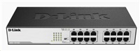 D-Link DGS-1016D 16-portový 10/100/1000 gigabitový stolný/pozemný prepínač