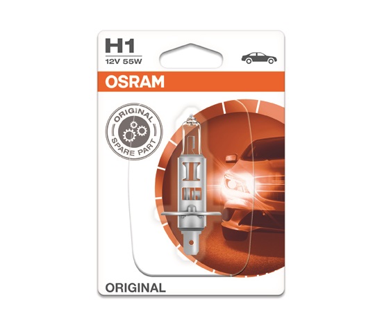OSRAM autožárovka H1 STANDARD 12V 55W P14,5s (Blistr 1ks)