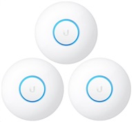 UBNT UniFi AP nanoHD, 3-PACK, bez PoE! [Inside AP, 2.4+5GHz (300Mbps+1733Mbps), MU-MIMO, 802.11a/b/g/n]