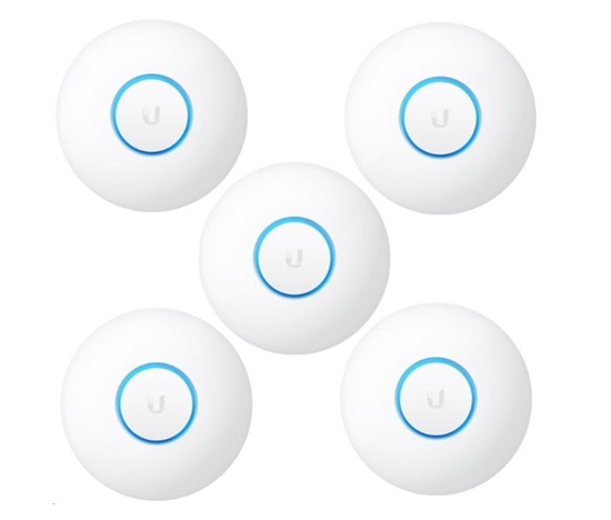 UBNT UniFi AP nanoHD, 5-PACK, bez PoE! [Inside AP, 2.4+5GHz (300Mbps+1733Mbps), MU-MIMO, 802.11a/b/g/n]