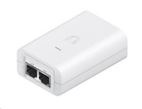 UBNT POE-24-7W-G-WH [Gigabitový PoE adaptér 24V/0,3A (7W), pre LBE-5AC-Gen2,LBE-5AC-16-120, vrátane.napájací kábel]