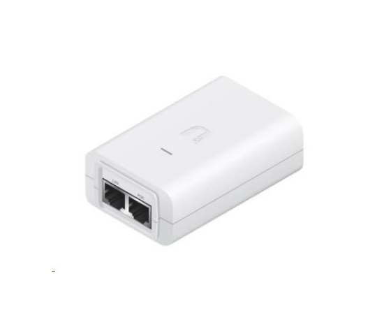 UBNT POE-24-7W-G-WH [Gigabitový PoE adaptér 24V/0,3A (7W), pre LBE-5AC-Gen2,LBE-5AC-16-120, vrátane.napájací kábel]