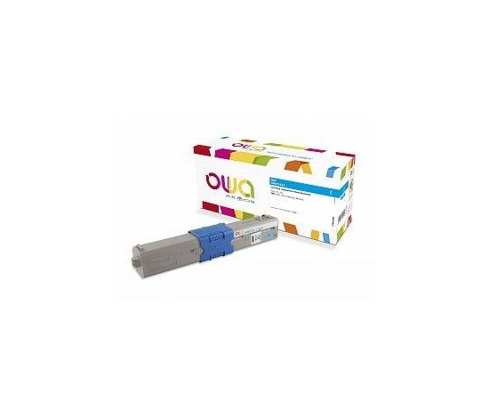 OWA Armor toner pre OKI C301, C321, MC332, MC342, 1500p, 44973535, modrá/kyanová