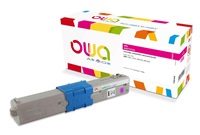 OWA Armor toner pre OKI C301, C321, MC332, MC342, 1500p, 44973534, červená/purpurová