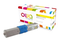OWA Armor toner pre OKI C301, C321, MC332, MC342, 1500p, 44973533, žltý/žltý
