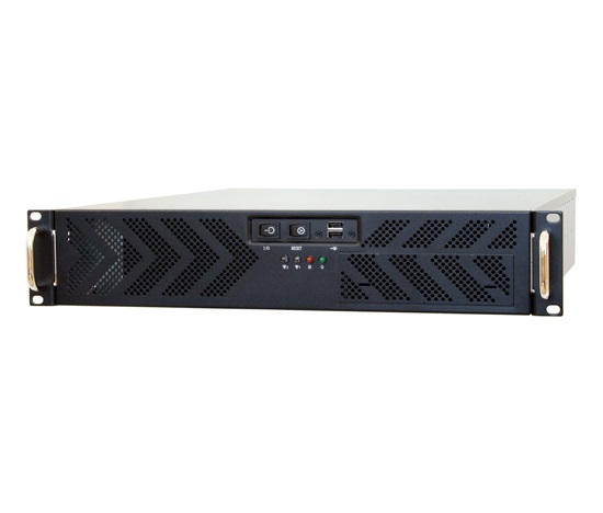 CHIEFTEC Rackmount 2U ATX, UNC-210T-B-U3, 400W, čierna, USB 3.